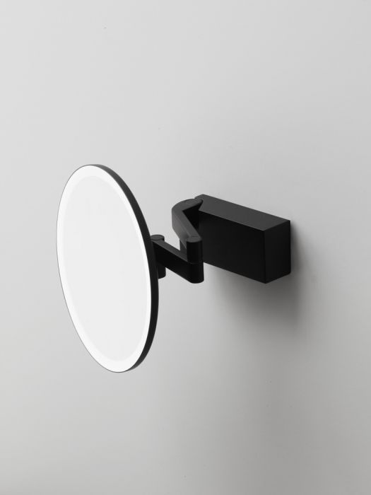 wees stil bros Wrok Decor Walther Vision R wand make-up spiegel - mat zwart | Bad-winkel.nl