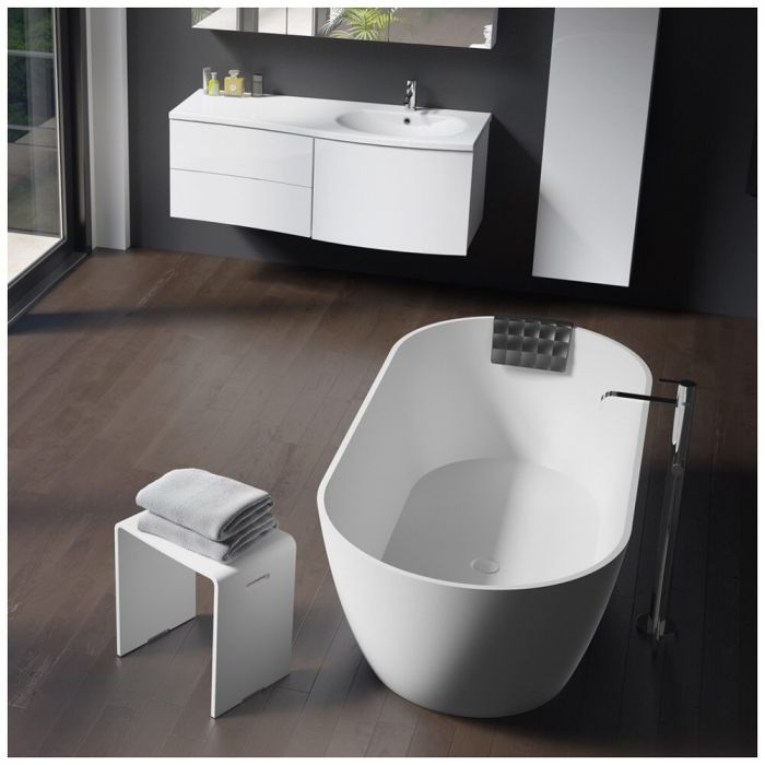 Duravit Luv Vrijstaand Bad 180 X 85 Cm Met Afvoer Overloop Wit