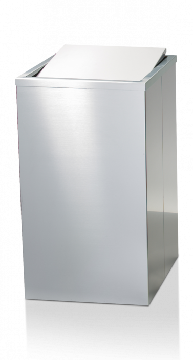 Wasmand Decor Walther Rvs Met Deksel Puur Design Bad Winkel Nl